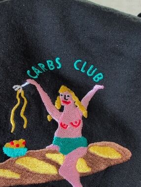 Carbs Club Embroidered Sweatshirt